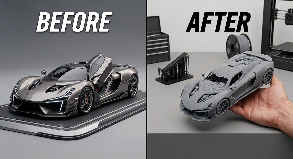 Custom 3D Car STL Modeling Service