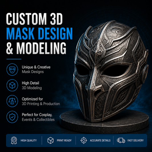 Custom 3D Mask Design & Modeling