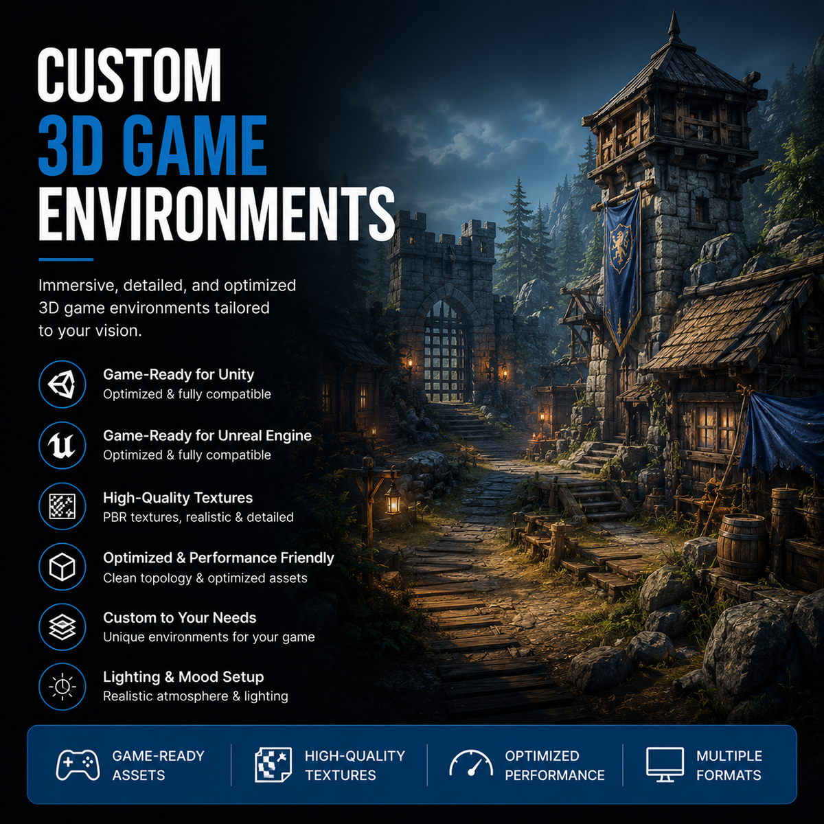 Custom 3D Game Environments