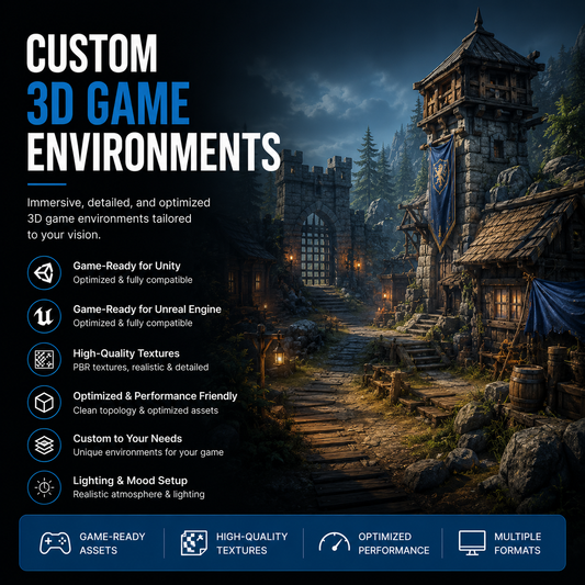 Custom 3D Game Environments