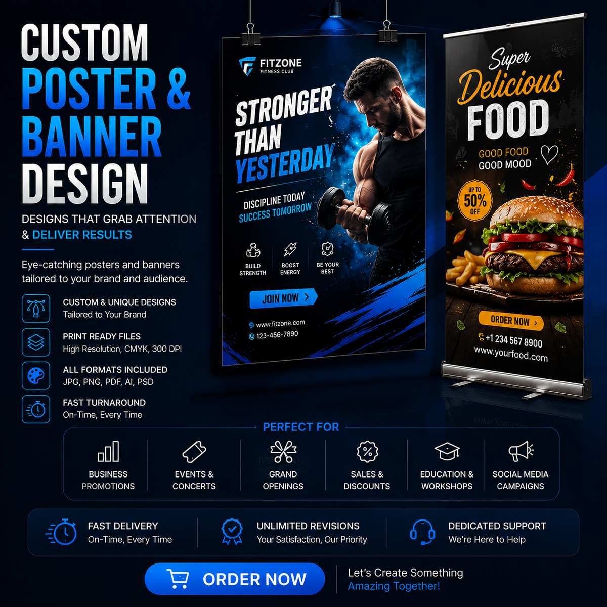 Custom Poster & Banner Design