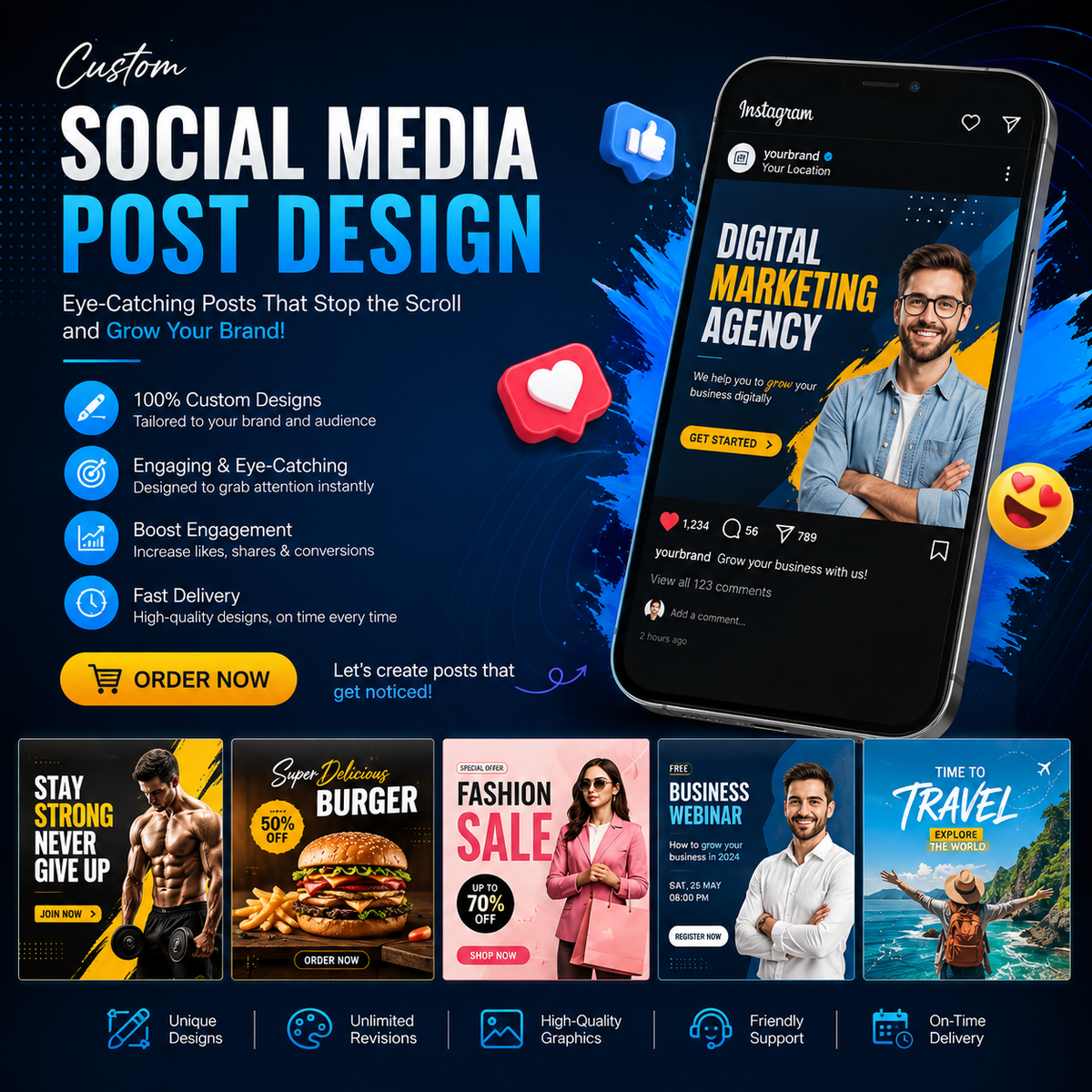 Custom Social Media Post Design