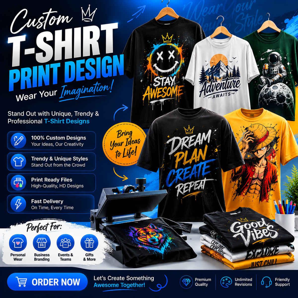 Custom T-Shirt Print Design