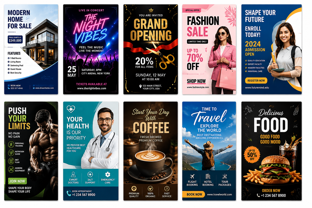 Custom Poster & Banner Design