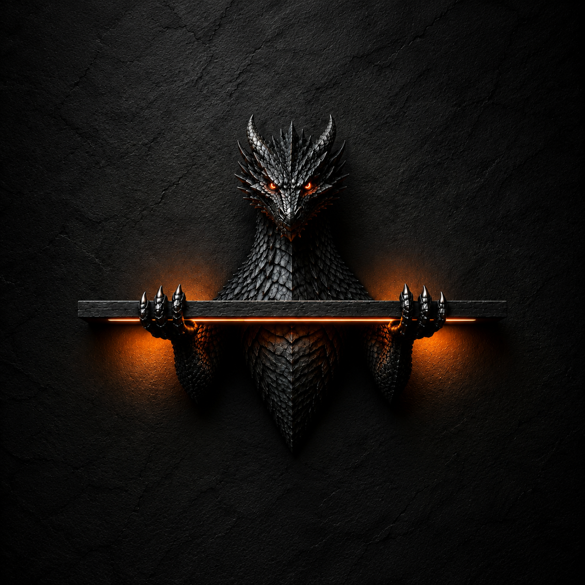 Dragon Wall Shelf STL
