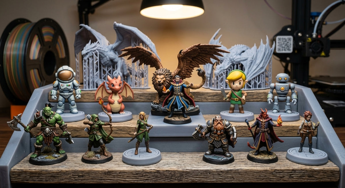 Custom 3D Printable Miniatures & Collectibles