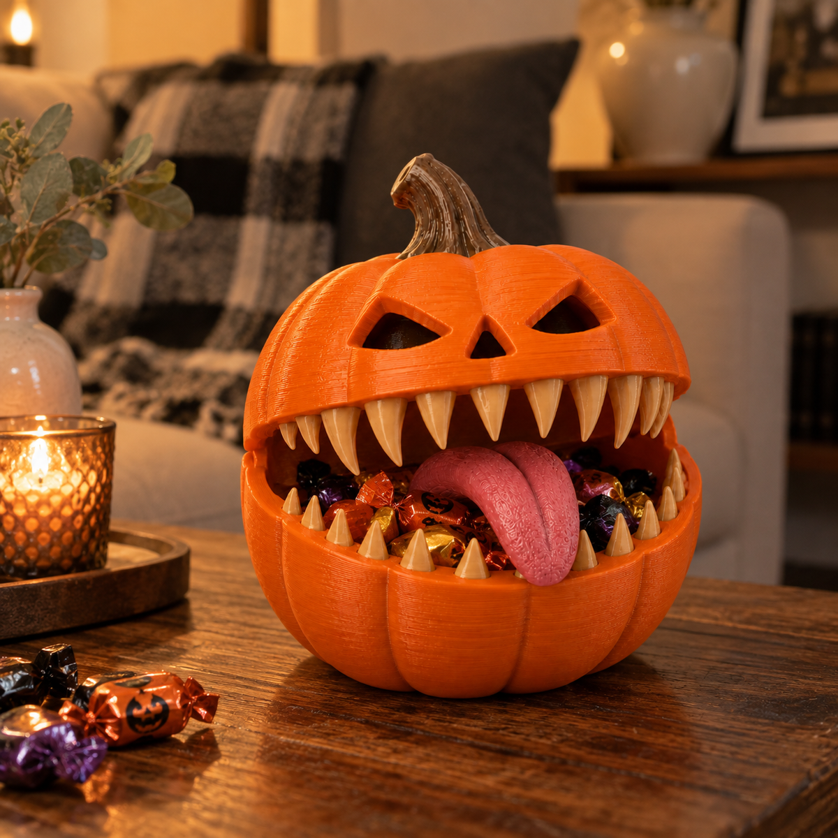 Halloween Pumpkin Candy Box STL